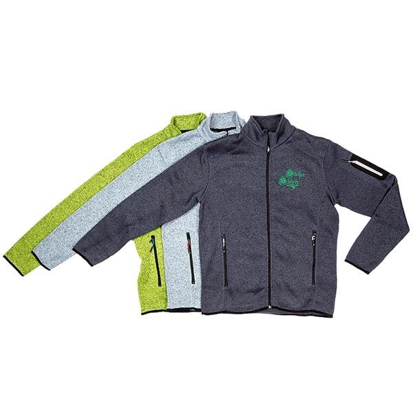 Stolzer Steirer Strick-Fleece Jacke