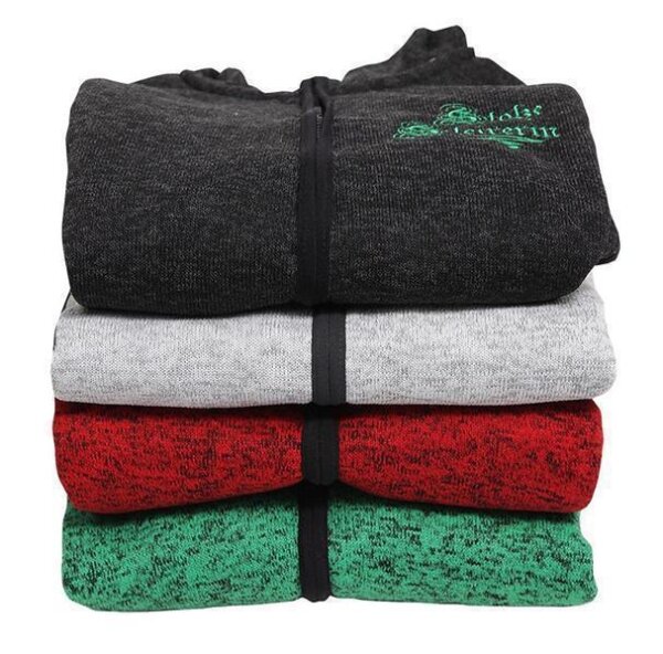 Stolze Steirerin Strick-Fleece Kapuzen Jacke