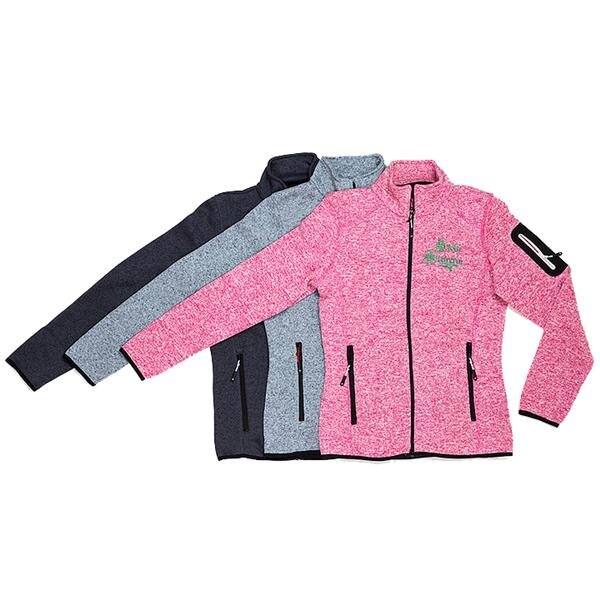 Stolze Steirerin Strick-Fleece Jacke